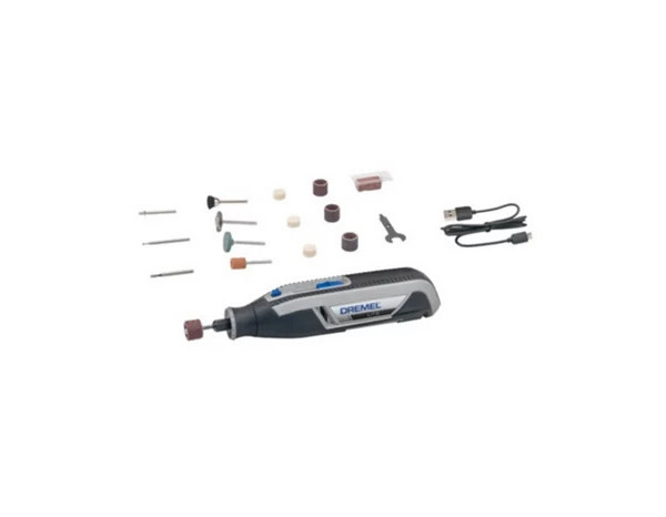 Outil Dremel Lite 7760 sans fil Li-Ion (3,2V) + 15 accessoires - Dremel - Brico Dépôt