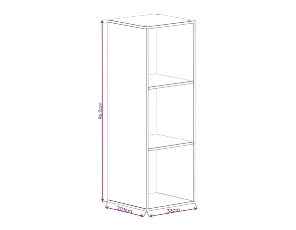 Cube 3 cases blanc "Maxius" - Cooke and Lewis - Brico Dépôt