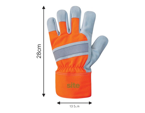 Gants thermique de manutention en cuir et polyester T9 - Brico Dépôt