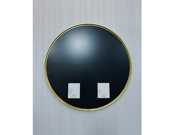 Miroir rond doré - 60 cm - Brico Dépôt