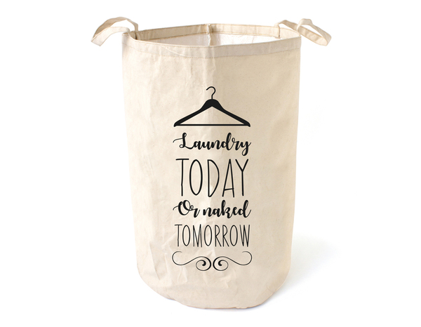Panier à linge 48 L "Tomorrow" Ecru
 - Brico Dépôt