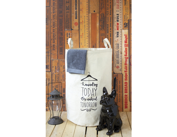 Panier à linge 48 L "Tomorrow" Ecru
 - Brico Dépôt