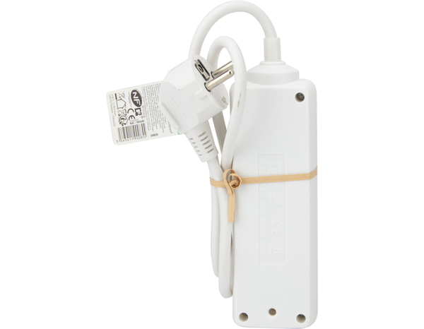 Bloc multiprise recycle 3 prises x 16A blanc - 0,75 M   - Brico Dépôt