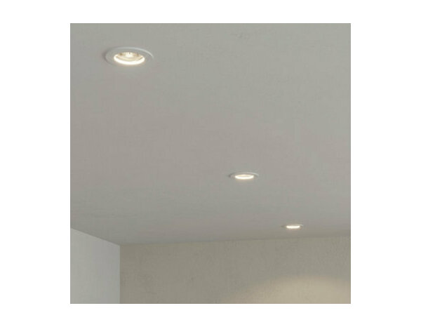3 spots encastrables GU10 blanc - Brico Dépôt