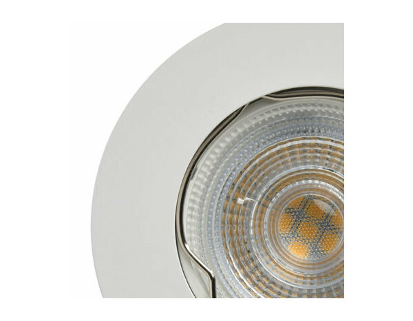 3 spots encastrables GU10 blanc - Brico Dépôt