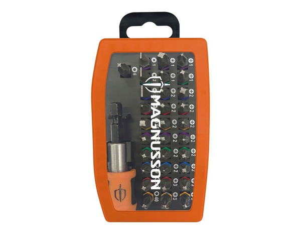 Coffret 31 embouts de vissage + 1 porte-embout magnétique - MAGNUSSON - Brico Dépôt