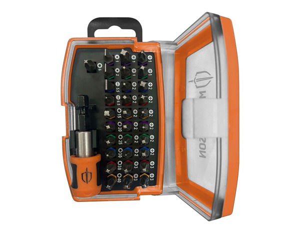 Coffret 31 embouts de vissage + 1 porte-embout magnétique - MAGNUSSON - Brico Dépôt