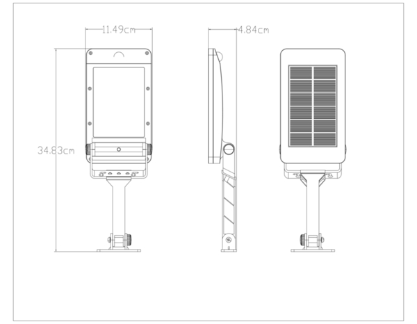 Applique murale solaire à détection Barm - Brico Dépôt