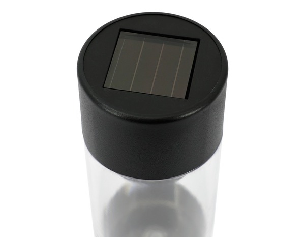 Lot de 4 bornes solaire noir 5000L Scone - Brico Dépôt