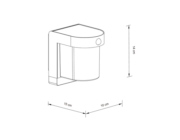 Applique solaire Wagafi 4000K 500LM - Brico Dépôt