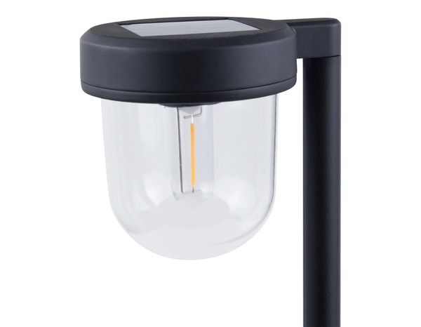 Applique solaire Led noir 3000K Brith - Brico Dépôt