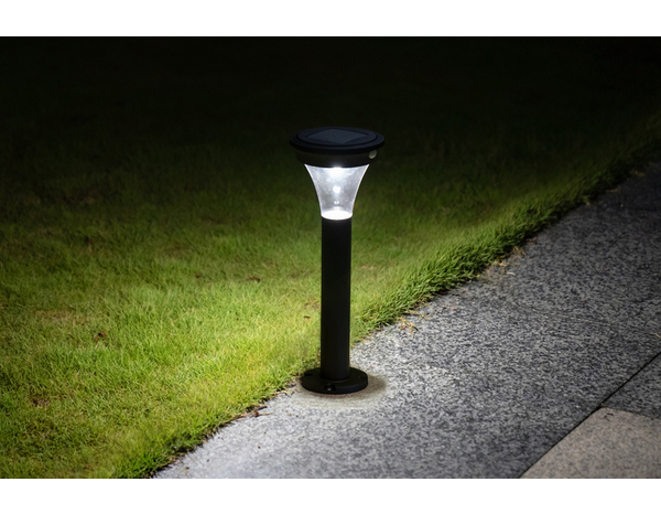Borne solaire à détection 5000K 180Lm Markook - Brico Dépôt