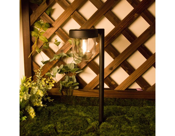 Applique solaire Led noir 3000K Brith - Brico Dépôt