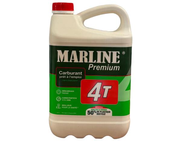 Carburant alkilat pour moteurs 4 temps - 5 L - Marline - Brico Dépôt
