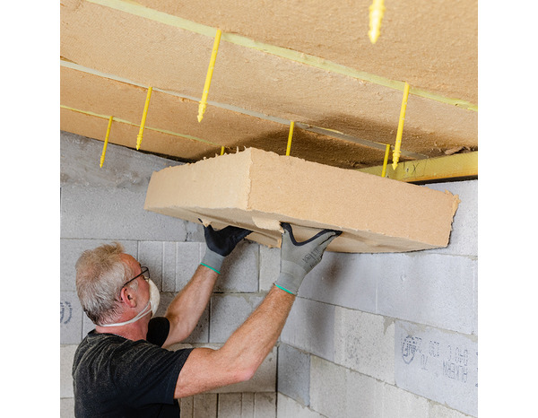 Lot 4 panneaux semi-rigides de fibres de bois L. 1,22 x l. 0,575 m Ép. 100 mm - Soprema - Brico Dépôt