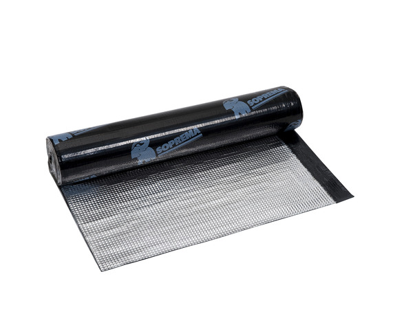 Chape alu mammouth SBS en rouleau de 1 x 6 M épaisseur 4 mm bitume élastomère - Soprema - Brico Dépôt