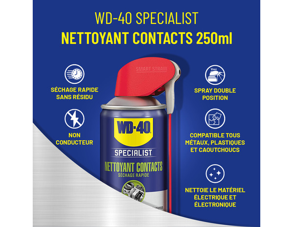 Wd40 specialist nettoyant contacts 250 ml - WD40 - Brico Dépôt