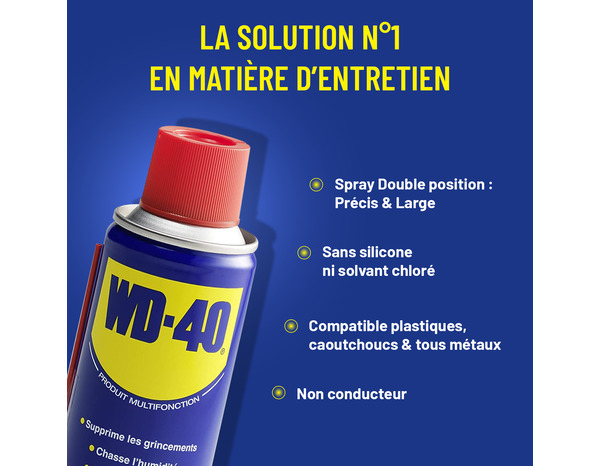 WD-40 Lubrifiant multifonction 275ML - WD40 - Brico Dépôt