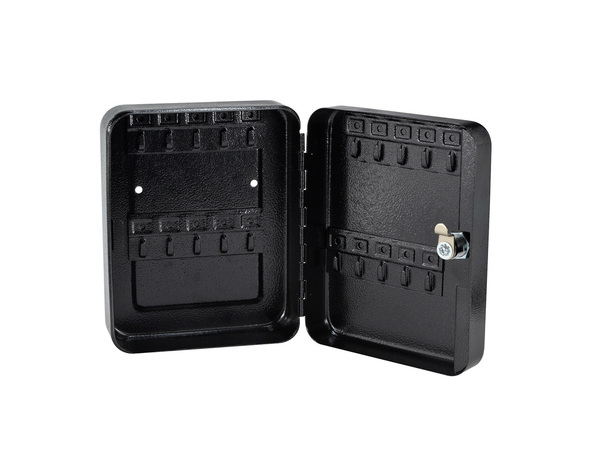 Armoire à clés en acier + 2 clefs - 16 x 20 x 7,5 cm - Brico Dépôt