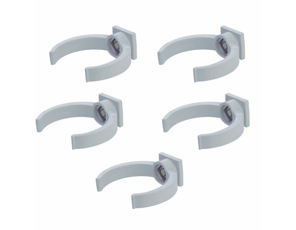 Sachet de 5 colliers de fixation pour gouttière en PVC de Ø 50 mm gris - Brico Dépôt