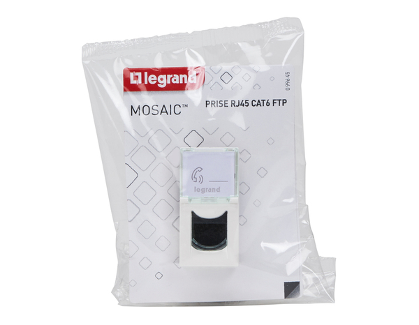 Prise RJ45 catégorie 6 "Mosaic" - Legrand - Brico Dépôt