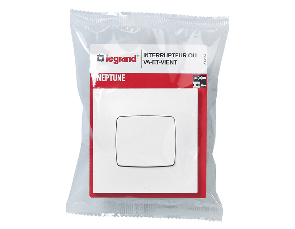 Interrupteur va-et-vient "Neptune" - Legrand - Brico Dépôt