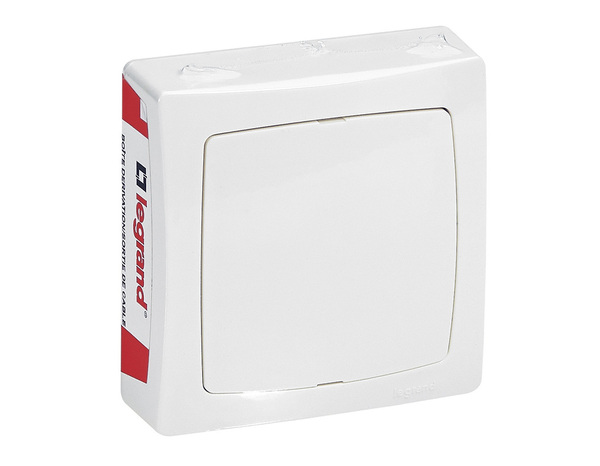 Boîte de dérivation Fixation murale en saillie par vis 4 bornes - Legrand - Brico Dépôt