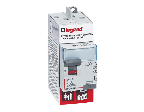 Interrupteur différentiel 30 mA 40A type A - Legrand - Brico Dépôt