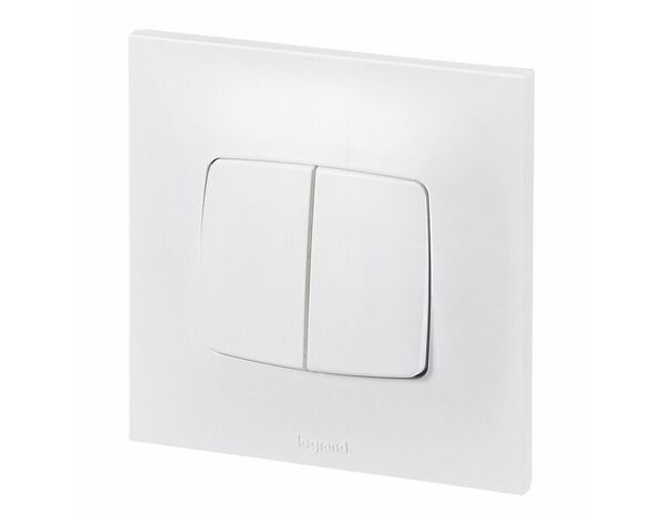 Interrupteur va-et-vient + poussoir "Neptune" - Legrand - Brico Dépôt