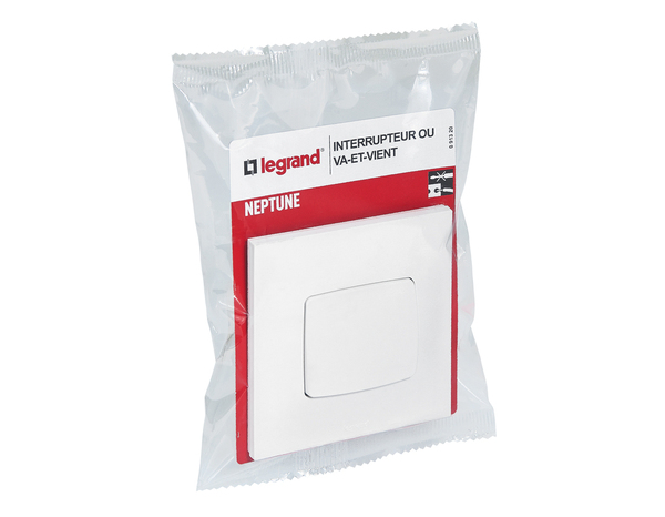 Interrupteur va-et-vient "Neptune" - Legrand - Brico Dépôt