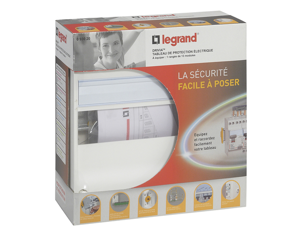 Tableau électrique nu "Drivia" 13 modules - Legrand - Brico Dépôt