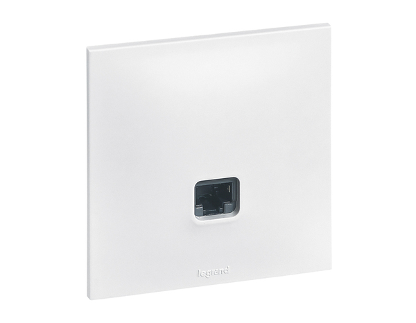 Prise Ethernet RJ45 blanc "Neptune" - Legrand - Brico Dépôt