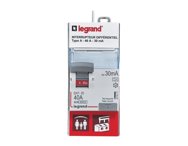 Interrupteur différentiel 30 mA 40A type A - Legrand - Brico Dépôt
