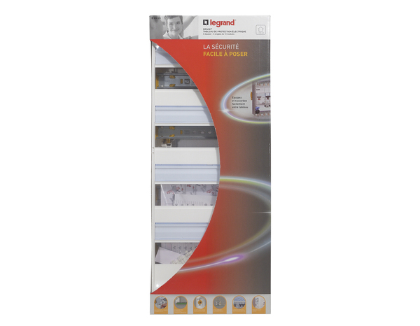 Coffret nu - 52 modules - 4 rangées - Legrand - Brico Dépôt