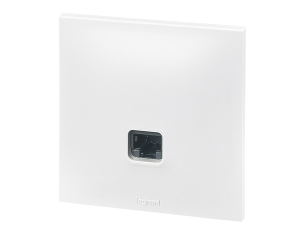 Prise Ethernet RJ45 blanc "Neptune" - Legrand - Brico Dépôt