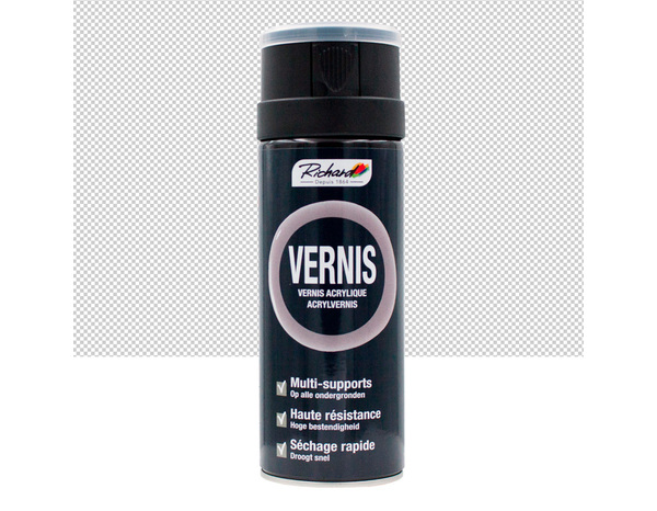 Aerosol 400 ml RAL7016 Vernis Brillant - Richard - Brico Dépôt