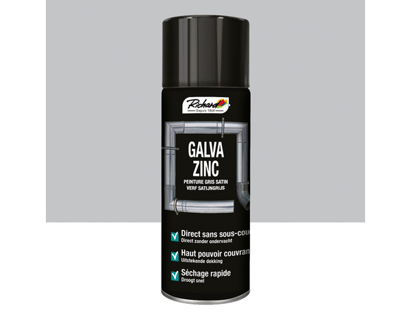 Aerosol 400 ml Galva zinc gris satin - Richard - Brico Dépôt