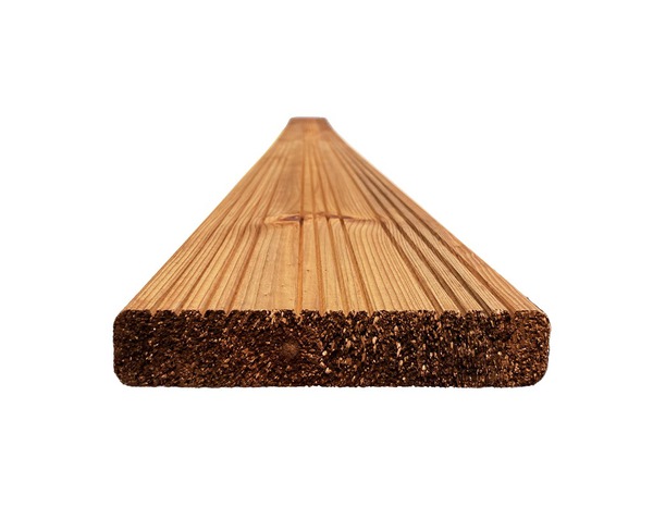 Lame de terrasse "Lemhi" pin brun L. 2,4 m x l. 14,4 x EP. 2,7 cm - Marque BLOOMA - Brico Dépôt