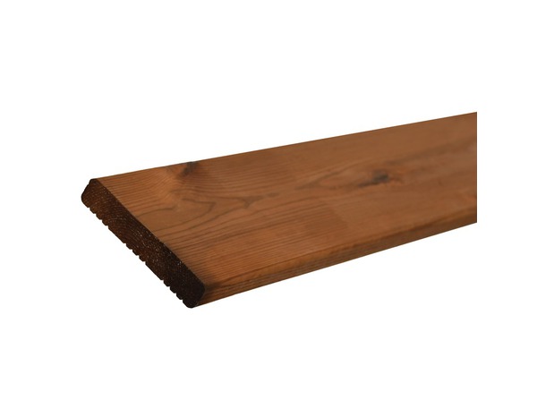 Lame de terrasse "Lemhi" pin brun L. 2,4 m x l. 14,4 x EP. 2,7 cm - Marque BLOOMA - Brico Dépôt