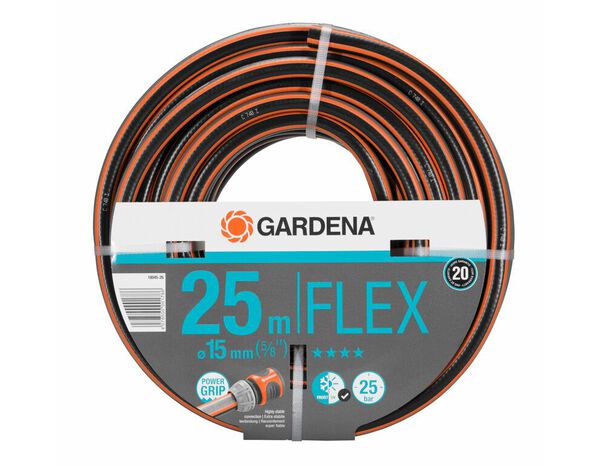 Tuyau d'arrosage à clipser "Power Grip" 15 mm - 25 mètres - Gardena - Brico Dépôt