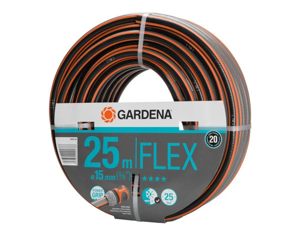Tuyau d'arrosage à clipser "Power Grip" 15 mm - 25 mètres - Gardena - Brico Dépôt