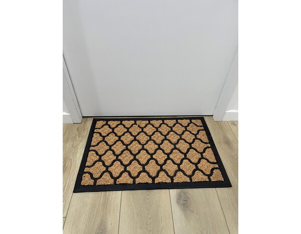 Tapis intérieur ou extérieur abrité "Panama coco" beige - 40x60 cm  - Brico Dépôt