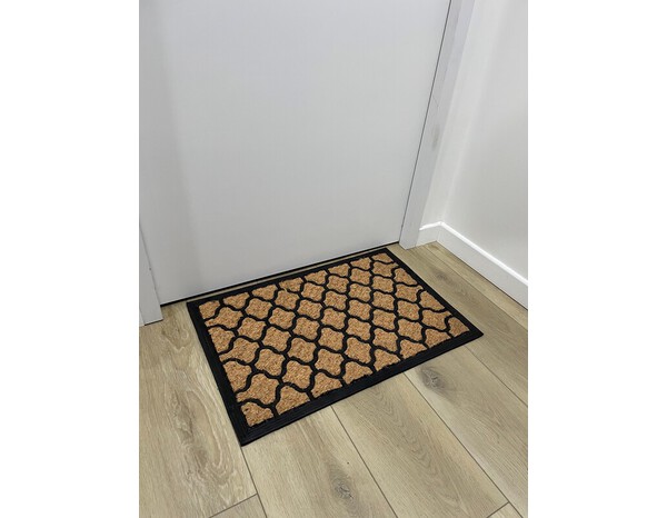 Tapis intérieur ou extérieur abrité "Panama coco" beige - 40x60 cm  - Brico Dépôt
