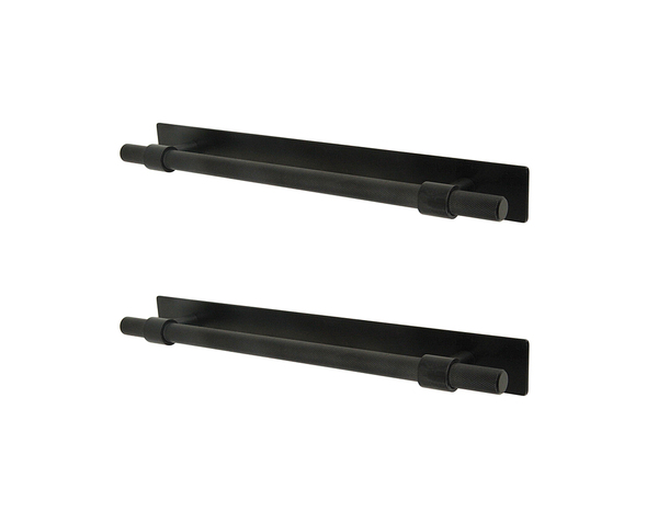 2 poignées de cuisine droites noir mat "renovation" - Cooke and Lewis - Brico Dépôt