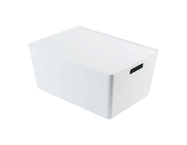 Boîte blanche avec couvercle 22L - Brico Dépôt