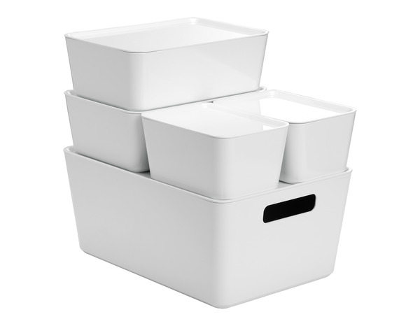 Boîte blanche avec couvercle 10 L - Brico Dépôt