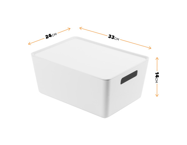 Boîte blanche avec couvercle 10 L - Brico Dépôt