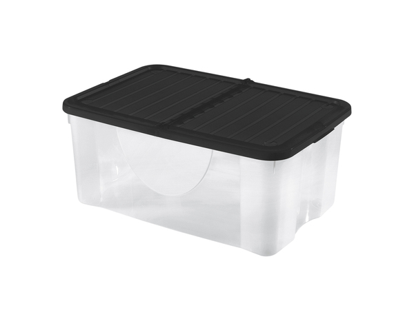 Boîte de rangement avec couvercle 41L - Brico Dépôt