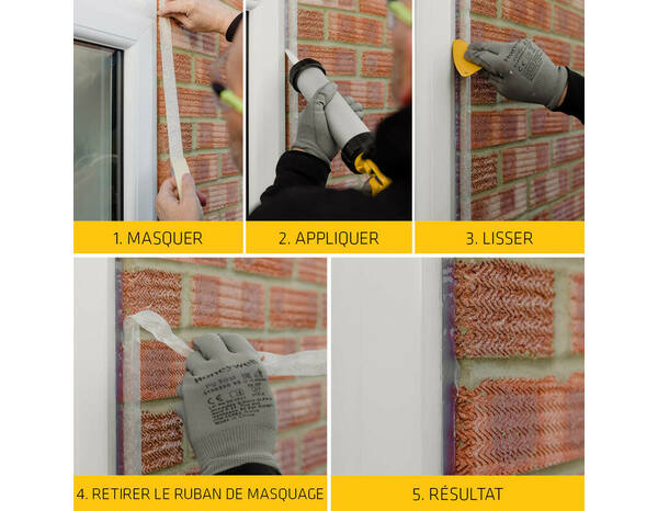 Lot de 3 mastic SikaSeal 184 maçonnerie blanc - 300 ml - Sika - Brico Dépôt