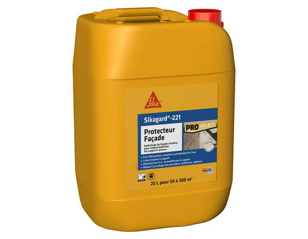 Protecteur façade SIKAGARD 221 - bidon 20L - Sika - Brico Dépôt